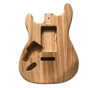 Guitar body DIY Electric Guitar Body Replacement Unfinished Maple Blank Wood Guitar For Guitar Parts Guitar DIY Accessory (Color : Backhand)