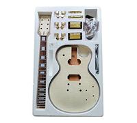 Guitar body DIY Electric Guitar Unfinished Kits For Mahogany Wood Style Guitar Okoume Body Guitar Kit Guitar DIY Accessory (Color : 02)