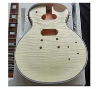 Guitar body Electric Guita Flame Maple Veneerr+Mahogany Okoume Body Neck Rosewood Fingerboard Guitar DIY Accessory (Color : 21)