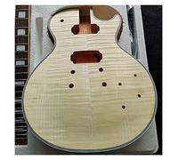 Guitar body Electric Guita Flame Maple Veneerr+Mahogany Okoume Body Neck Rosewood Fingerboard Guitar DIY Accessory (Color : 11)