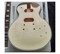 Guitar body Electric Guita Flame Maple Veneerr+Mahogany Okoume Body Neck Rosewood Fingerboard Guitar DIY Accessory (Color : 19)