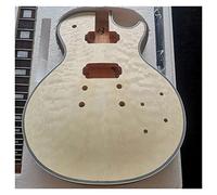 Guitar body Electric Guita Flame Maple Veneerr+Mahogany Okoume Body Neck Rosewood Fingerboard Guitar DIY Accessory (Color : 07)