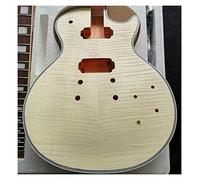 Guitar body Electric Guita Flame Maple Veneerr+Mahogany Okoume Body Neck Rosewood Fingerboard Guitar DIY Accessory (Color : 10)
