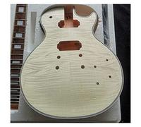 Guitar body Electric Guita Flame Maple Veneerr+Mahogany Okoume Body Neck Rosewood Fingerboard Guitar DIY Accessory (Color : 17)