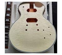 Guitar body Electric Guita Flame Maple Veneerr+Mahogany Okoume Body Neck Rosewood Fingerboard Guitar DIY Accessory (Color : 25)