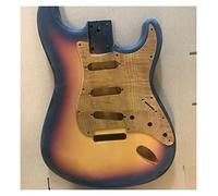 Guitar body Electric Guitar Body Alder Panel With Wood Pickguard Semi-finished Manual DIY Accessories Guitar DIY Accessory (Color : 03)