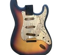 Guitar body Electric Guitar Body Alder Panel With Wood Pickguard Semi-finished Manual DIY Accessories Guitar DIY Accessory (Color : 01)