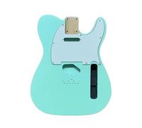 guitar body Electric Guitar Body DIY Semi-finished Product Modification Kit Electric Guitar (Color : Light Green)