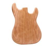 Guitar Body Electric Guitar Body Without Hole Okoume Wood Unfinished DIY