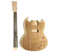 Guitar Body Electric Guitar Unfinished DIY Sapele Body Assembly Kit