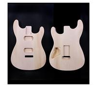 Guitar body Fit Diy Electric Guitar Body HH Basswood Guitar Project Hand-made Unfinished Guitar DIY Accessory