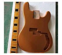 Guitar body Guitar Kit Alder Wood P Bass Body And Bass Maple 20 Fret Neck With Stainless Steel Frets Guitar DIY Accessory