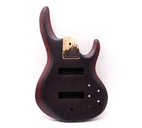 Guitar body Hickory Skin Electric Bass Guitar Body Okoume Wood Use With 24 Fret Guitar Neck Guitar DIY Accessory