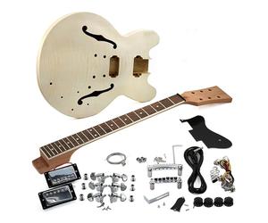 guitar body Jazz Electric Guitar DIY Combination Kit Beginners Introduction To Assembling A Complete Set Of Production Accessories