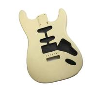 Guitar Body Kit ST Electric Guitar Body The Instrument Feels Comfortable And Has Beautiful Tone(Yellow)