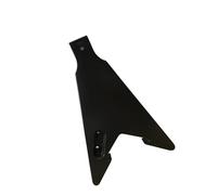 Guitar body Kits DIY Electric Guitar Body Unfinished Guitar Barrel Paulownia Wood For ST Bass Guitar Accessories Black