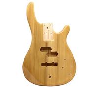 Guitar body Poplar Wood Electric Bass Guitar Body Natural Color Guitar Barrel High Gloss Finish Wood Body Guitar Parts Guitar DIY Accessory