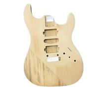 Guitar Body Replacement Kit Basswood Double Pivot Tremolo Guitar Body With DIY Replacement Parts