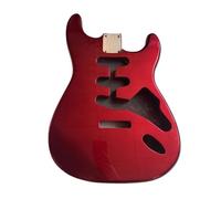 Guitar Body Replacement Kit Beginners Adults ST Electric Guitar Body Replacement Parts DIY Accessories(Red)