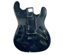 Guitar Body Replacement Kit Black ST Guitar Body Wooden Musical Instrument Accessories