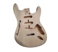 Guitar Body Replacement Kit Blank F Hole Electric Guitar Body Unfinished Mahogany DIY Semi Finished Product