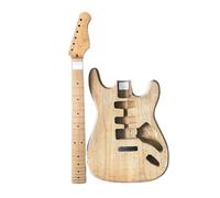 Guitar Body Replacement Kit DIY Solid Alder ST Guitar Body Maple Neck