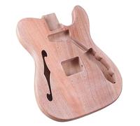 Guitar Body Replacement Kit Double F Hole Electric Guitar Body DIY Modification Accessories