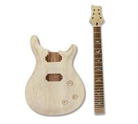 Guitar Body Replacement Kit Electric Guitar Body DIY 6 String Semi Finished Set