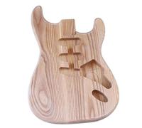 Guitar Body Replacement Kit Electric Guitar Body DIY Three Piece Wooden Combination Accessories(No holes)