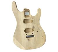 Guitar Body Replacement Kit Electric Guitar Body Double Dot Tremolo DIY Accessories