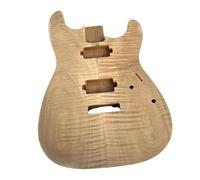 Guitar Body Replacement Kit Electric Guitar Body Maple Top Professional Wooden Instrument Kit