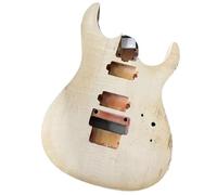 Guitar Body Replacement Kit Electric Guitar Body Natural Maple Panel DIY