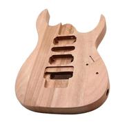 Guitar Body Replacement Kit Electric Guitar Body Okoume Wood Instrument Replacement Kit