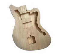 Guitar Body Replacement Kit Electric Guitar Body With Pickguard Wooden Instrument Replacement Parts(Type 1)