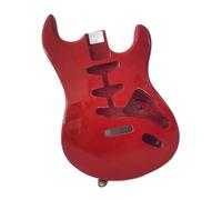 Guitar Body Replacement Kit Electric Guitar ST Body Red Solid Wood DIY Replacement