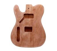 Guitar Body Replacement Kit Left Hand Electric Guitar Body Okoume Wood Instrument Replacement Kit