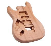 Guitar Body Replacement Kit Left Hand Electric Guitar Body Okoume Wood Natural Color