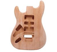 Guitar Body Replacement Kit Left Hand Electric Guitar Body Okoume Wood Natural Color Standard Size