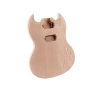 Guitar Body Replacement Kit Mahogany Wood Electric Guitar Dedicated Body And Case Semi Finished Accessories