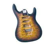 Guitar Body Replacement Kit Maple Electric Guitar SSH Pickup Wood Instrument Replacement Kit