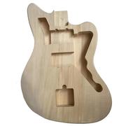 Guitar Body Replacement Kit Music Lovers Electric Guitar Body With Pickguard Wooden Instrument Replacement Parts(Type 1)