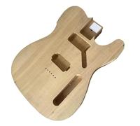 Guitar Body Replacement Kit Natural Poplar TL Electric Guitar Body Right Hand Strings M Through HH Pickups(IB982)
