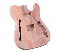 Guitar Body Replacement Kit Oguman Wood Double F Hole Electric Guitar Body