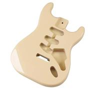 Guitar Body Replacement Kit Poplar Body SSS Pickups For DIY ST Guitar Kits(Yellow)