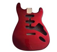 Guitar Body Replacement Kit Professional Performance Type ST Electric Guitar Body Replacement Parts DIY Accessories(Red)