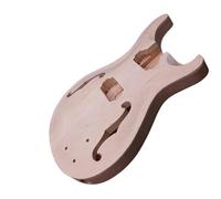 Guitar Body Replacement Kit Semi Hollow Electric Guitar DIY Body Mahogany
