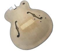 Guitar Body Replacement Kit Semi Hollow Electric Jazz Guitar Body DIY Accessories