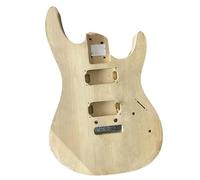 Guitar Body Replacement Kit Solid Basswood Electric Guitar Body Double Dot Tremolo DIY Accessories