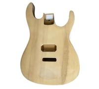 Guitar Body Replacement Kit Solid Basswood ST 6 String Electric Guitar Body Tremolo Bridge One Humbucker Pickups
