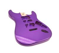 Guitar Body Replacement Kit Solid Wood Electric Guitar Body Purple Color For HSH Pickup